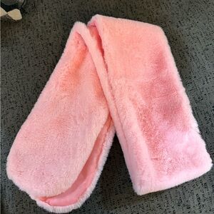 Dolls Kill Soft Pink Faux Fur Scarf